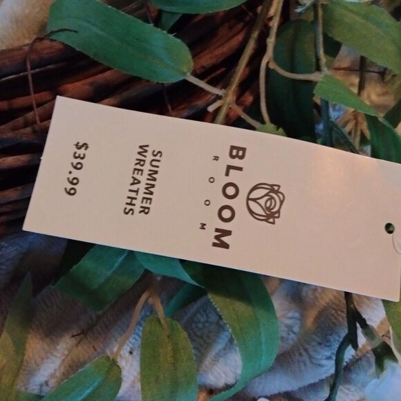 🎉16" Artificial Spring/Summer Floral Wreath Indoor/ Outdoor for Doors - Picture 7 of 8